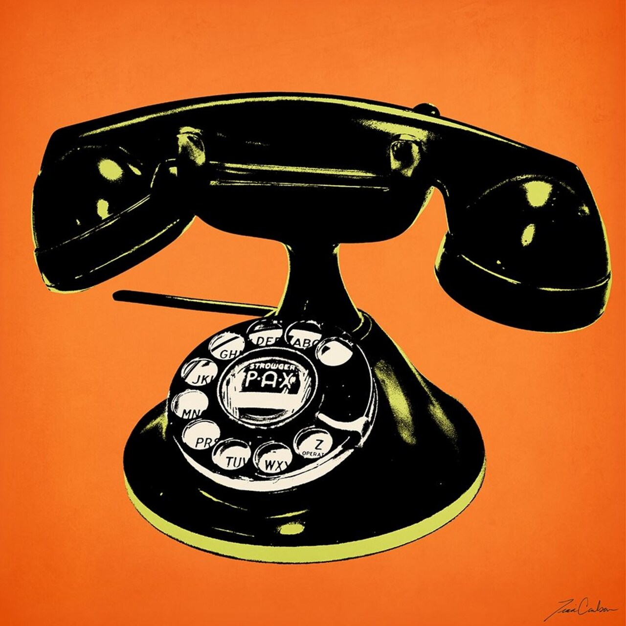 Telephone 2 v4 Poster Print by Tina Carlson - Item # VARPDXTCSQ028D